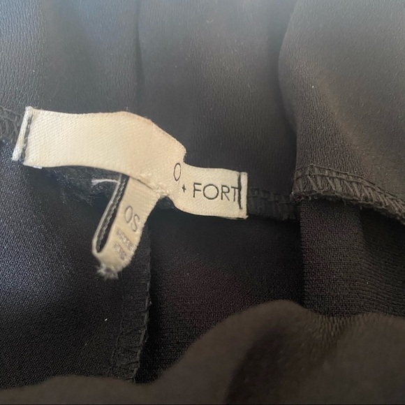 Oak + Fort Black Trousers with White Stripe - Picture 2 of 6